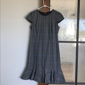 Banana Republic Plaid Fit and Flare Dress